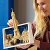 LEGO Architecture Paris – Aşıklar Şehri 21064 – Yetişkinler için Eyfel Kulesi, Notre Dame, Zafer Takı ve Louvre Müzesi Mimari Simgelerini İçeren Dekoratif Model Yapım Seti, Hediye Fikri (958 Parça)