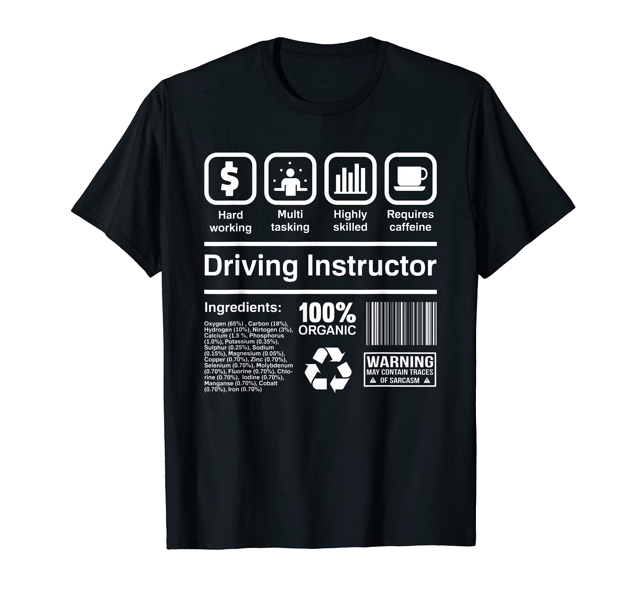 Driving Instructor T-Shirt Gifts Funny