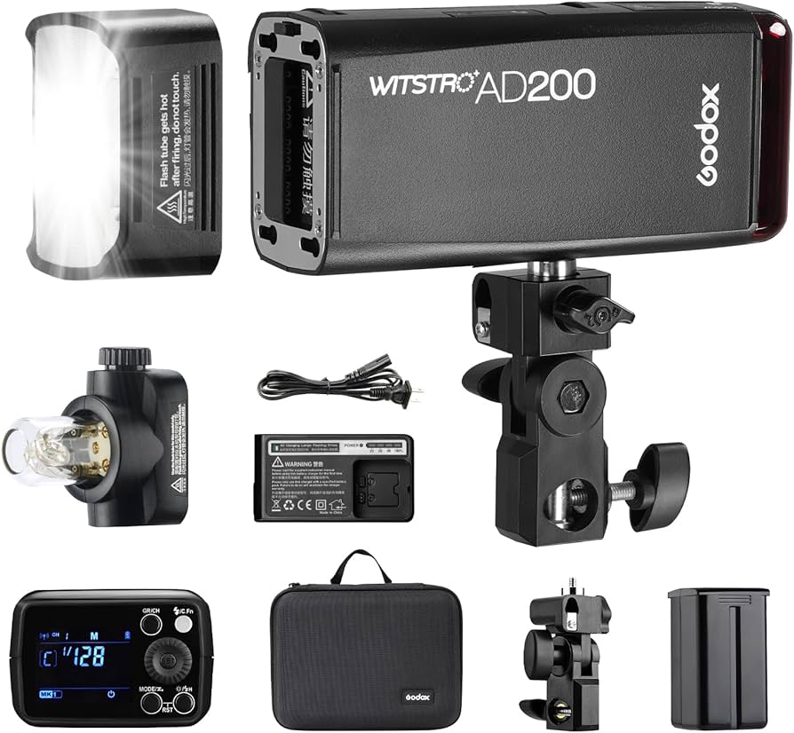 Godox FLASH フラッシュ　AD200 PRO + アクセサリ Amazon.com : GODOX AD200 Pro II Flash with AD-S2 Standard