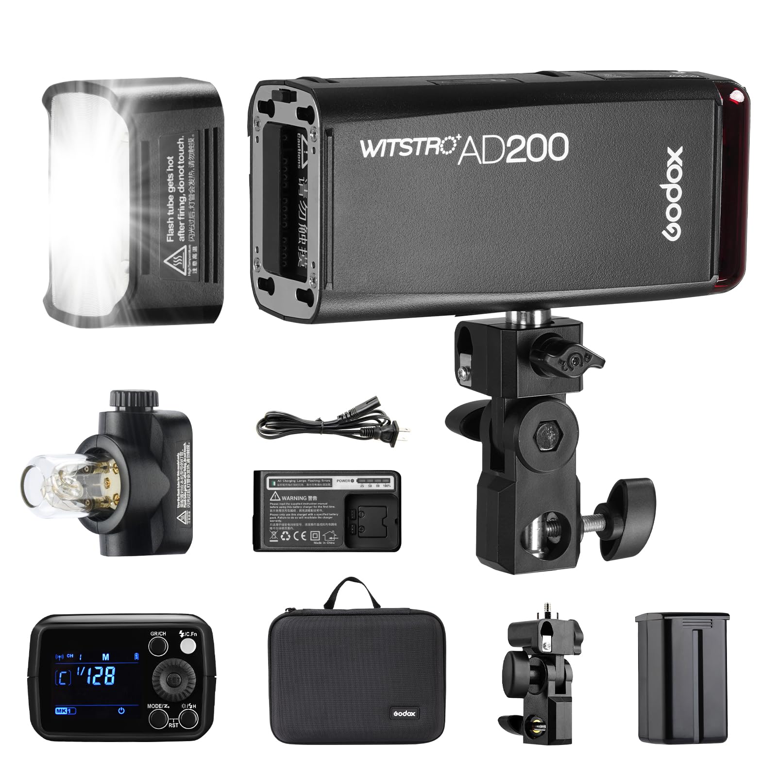 Godox AD200① Amazon.com : Godox AD200 Pro AD200Pro Flash Strobe, TTL