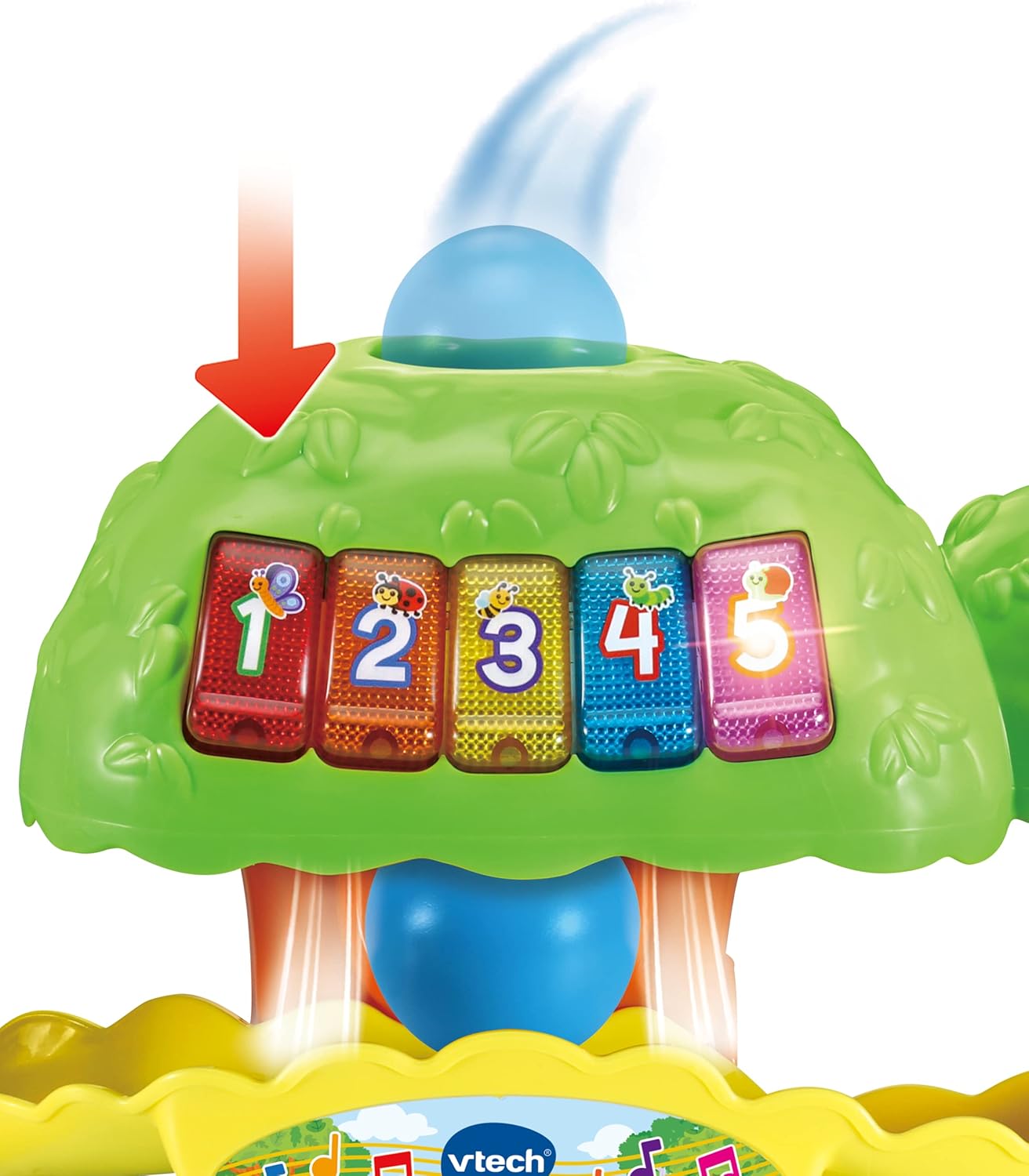VTech Baby Pop & Play Activity Tree, Interactive Baby Toy with Coloured Balls, Lights & Music, Learn Numbers & Animals, Gift for Infants & Toddlers 1, 2, 3 years +, English version