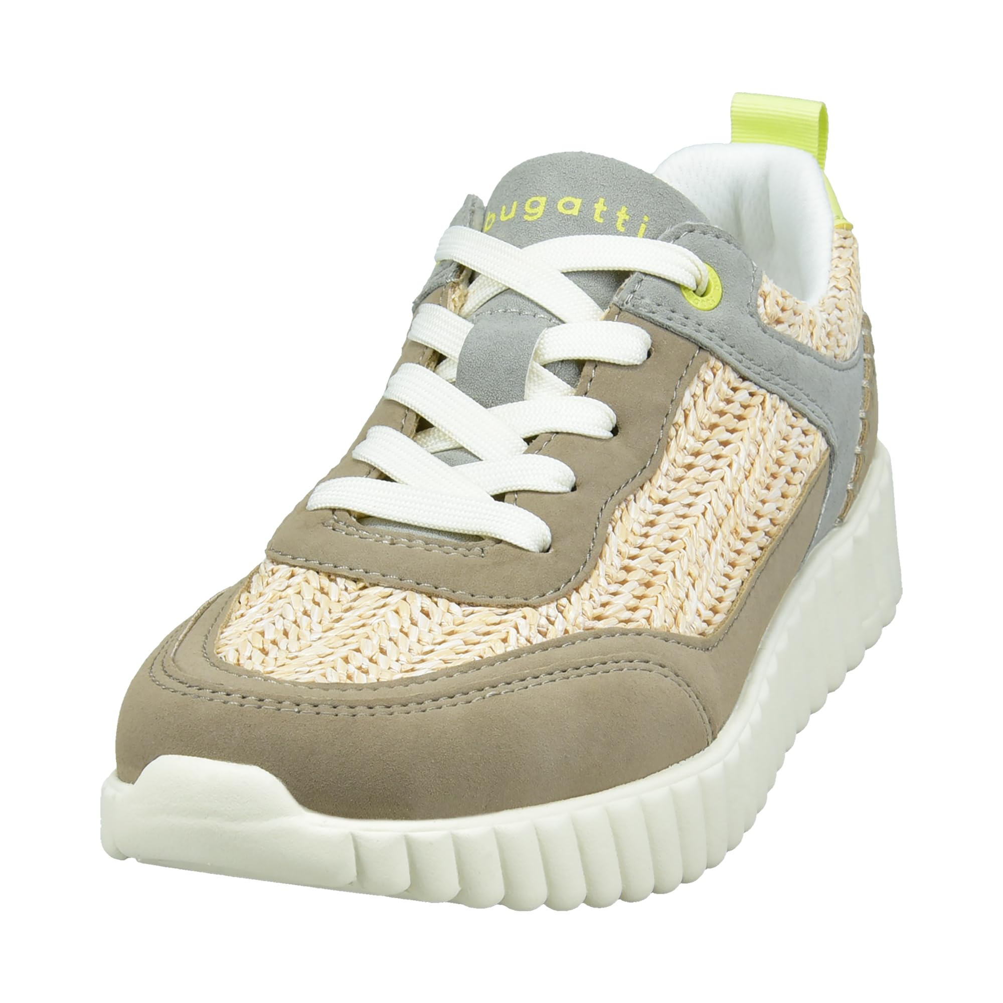 bugatti Women's Carini Lace-Up Shoes, Beige, 9.5 UK