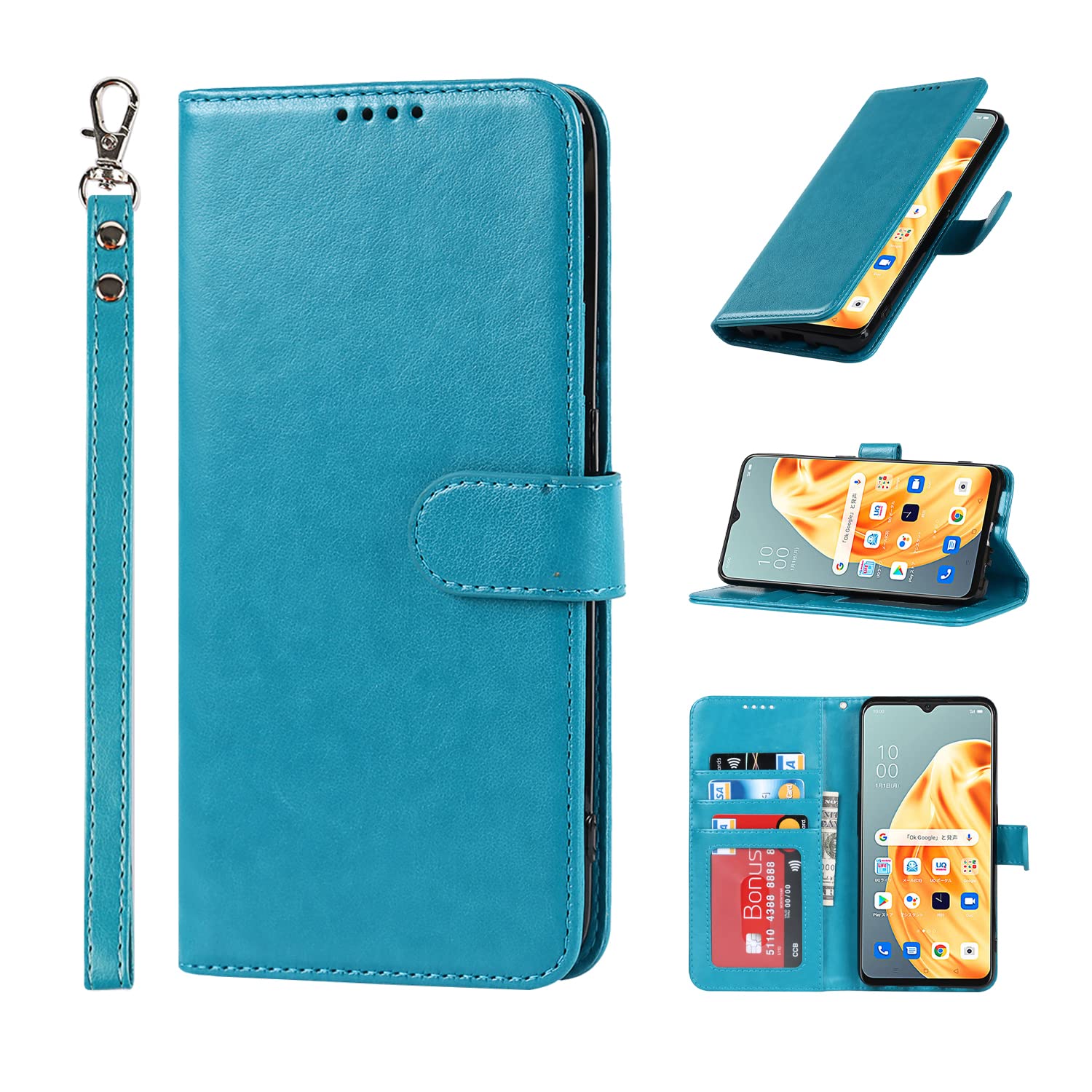 Amazon.co.jp: Oppo Reno 3A ケース 手帳型 Reno3 A ケース Reno 3 A