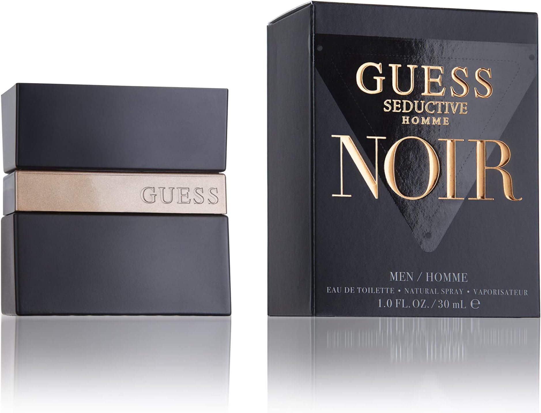 Guess Seductive Noir Homme Eau de Toilette for Men - 3.4 oz