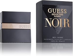 Guess Seductive Noir Men/Homme Eau de Toilette Cologne Spray For Men, 1.0 Fl. Oz.
