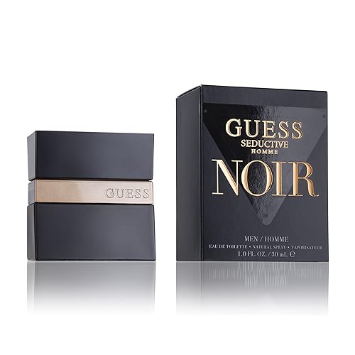 GUESS Eau de Toilette Seductive Noir para hombre, 1 fl oz