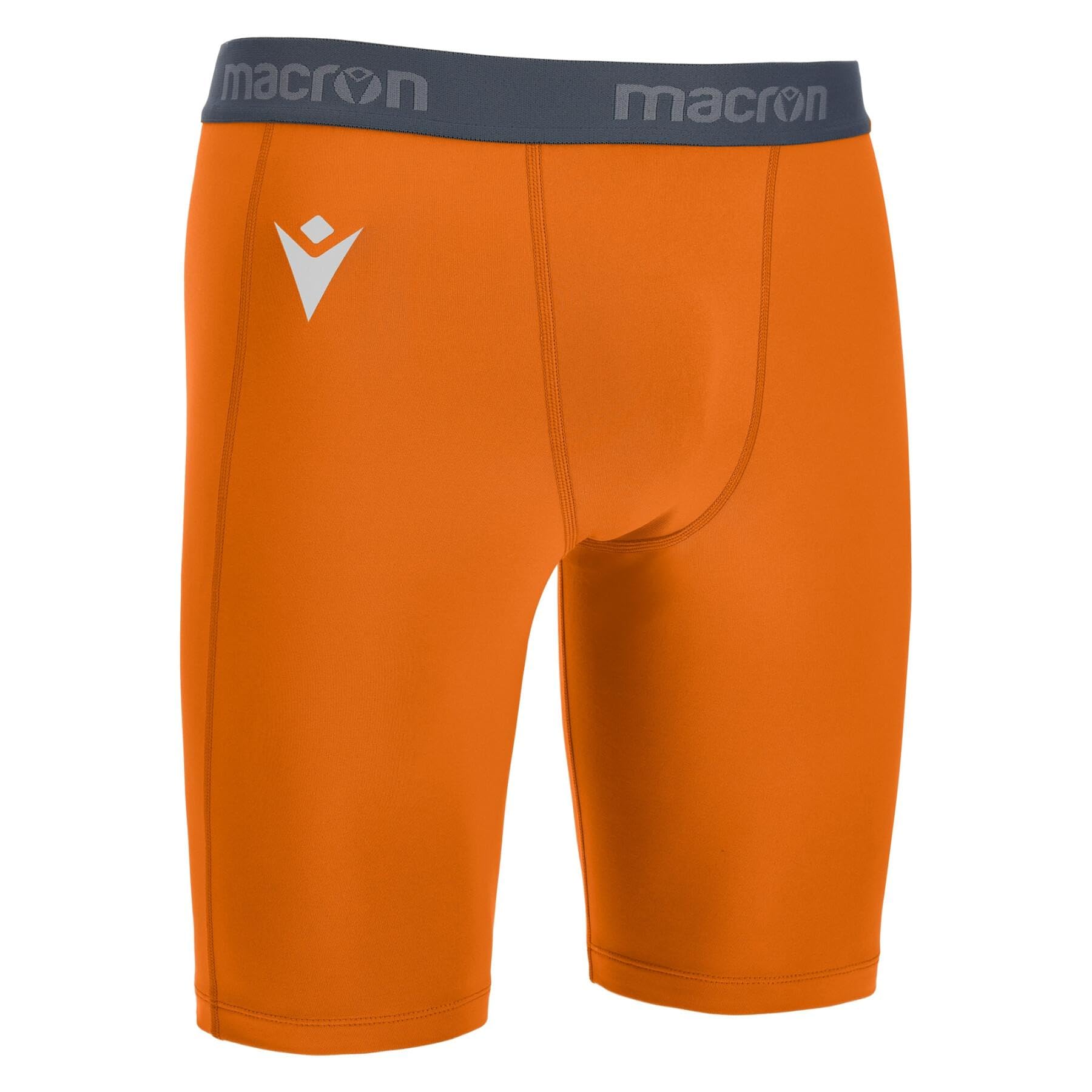 Macron Bermuda Scaldamuscoli Oak Calcio Sport Arancio Fluo