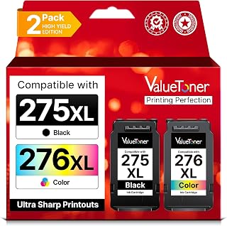PG-275 XL/CL-276 XL para Canon Ink 275 y 276 275XL 276XL para Canon 275 y 276 cartuchos de tinta Trabaja con Pixma TR4720 TS3720 TS3522 TR4722 TS3722 TS3520 TS3700 TRTRTRTRTRTR473 TS3500 TR4700