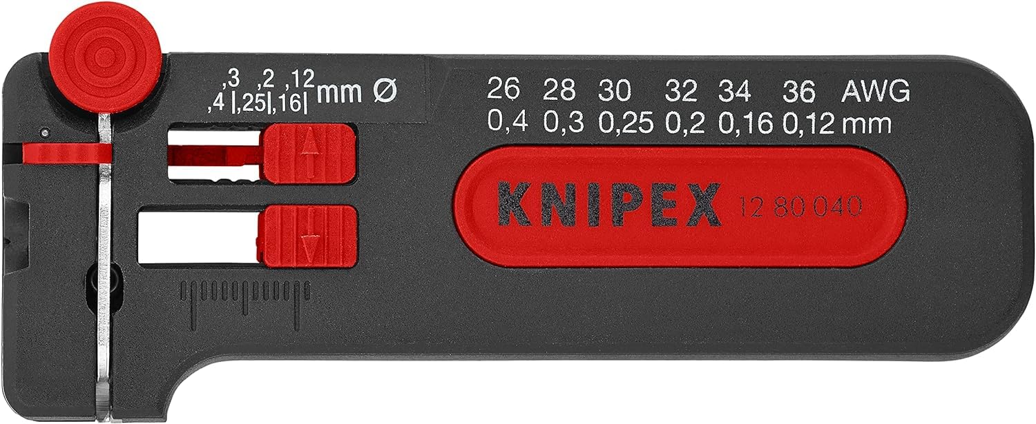 Knipex Mini outil à dénuder en blister 100 mm, 12 80 040 SB
