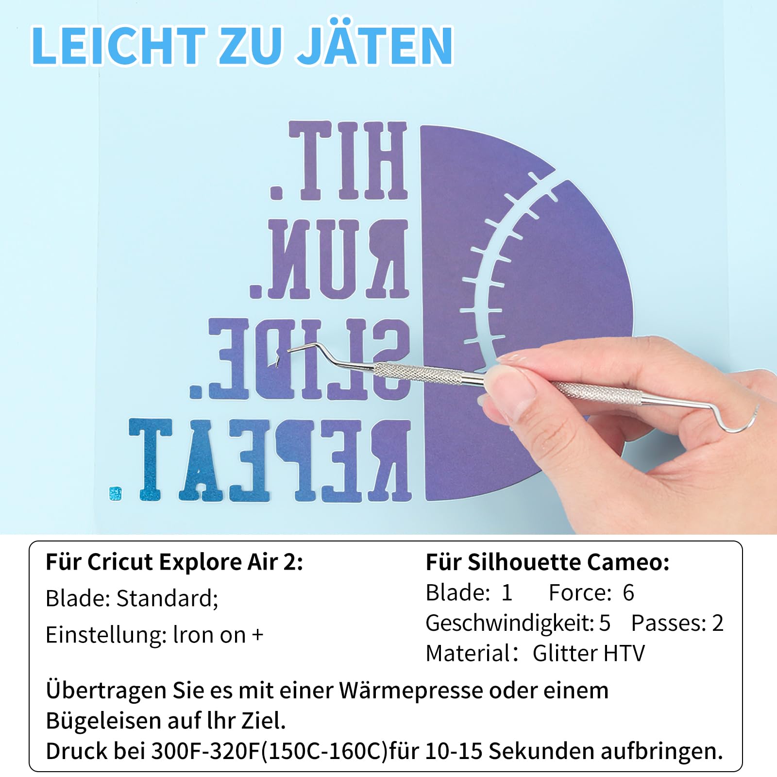 IModeur Vinile Adesivo Bianco Lucido 30,5x244 Cm - Pellicola Per Cricut E Silhouette Cameo