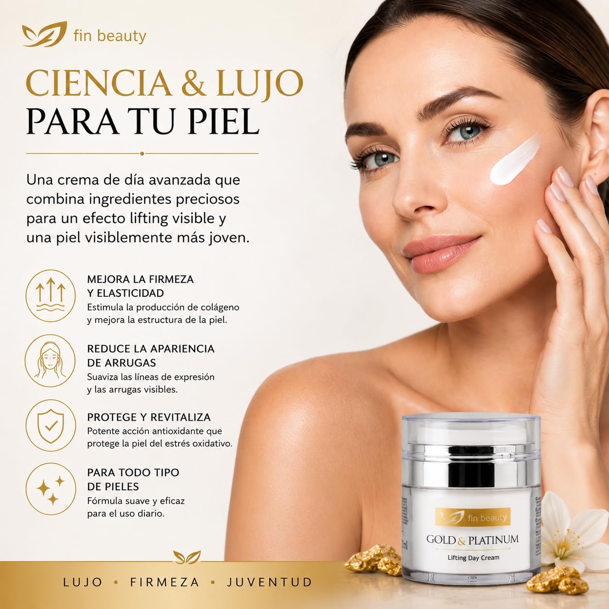 Gold & Platinum Crema de Día Lifting Facial