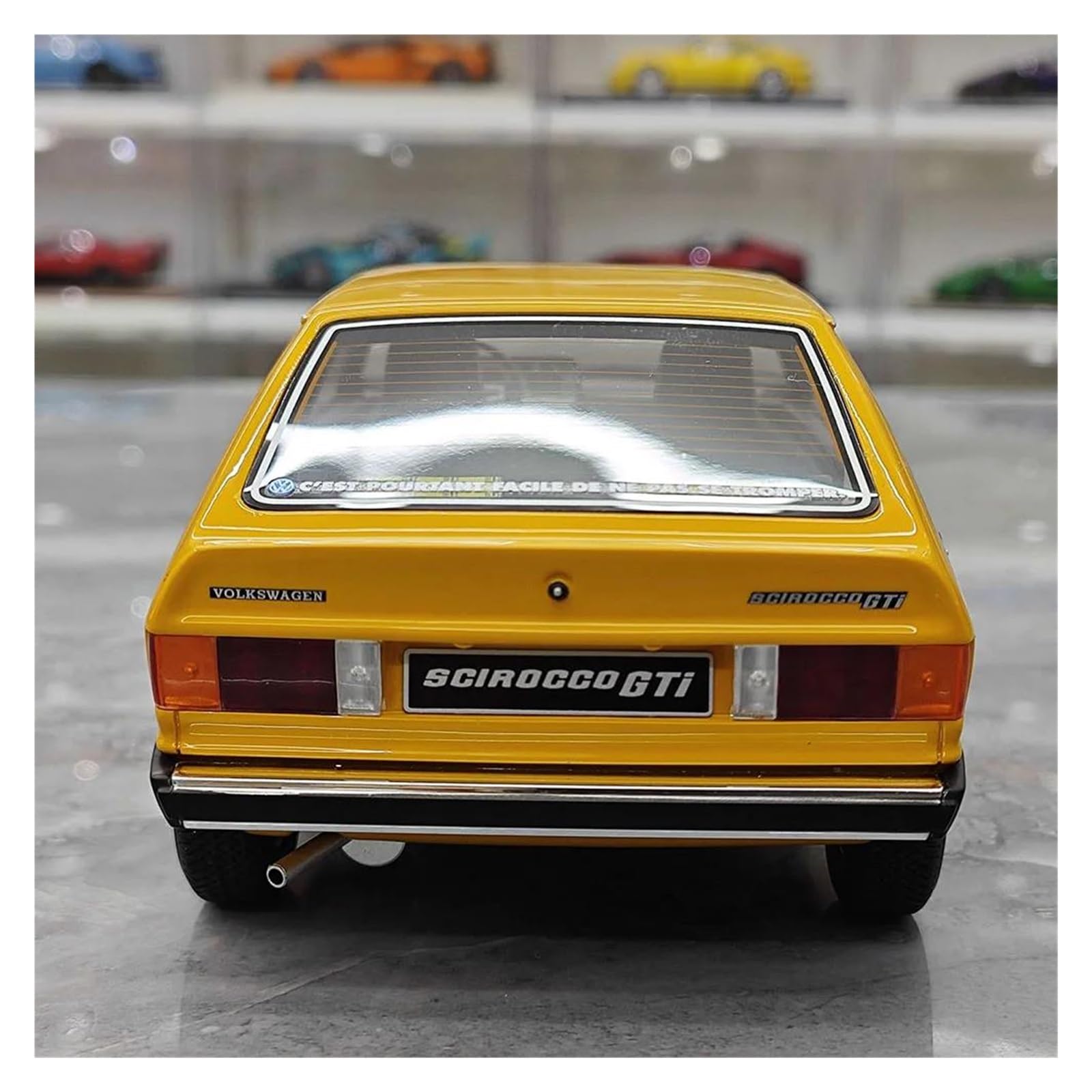 Metallo Scala Replica Resina 1 18 Adatta Per Volkswagen Golf GTI MK1 Modello Di Auto Statica Simulata Decorazione Per La Casa Hobby Veicoli Giochi Set