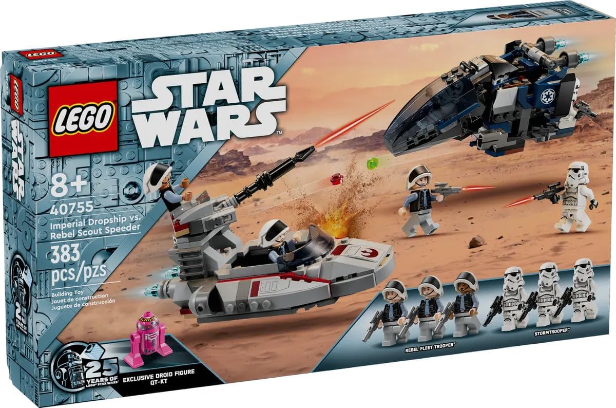 LEGO Star Wars Imperial Dropship vs. Rebel Scout Speeder 40755