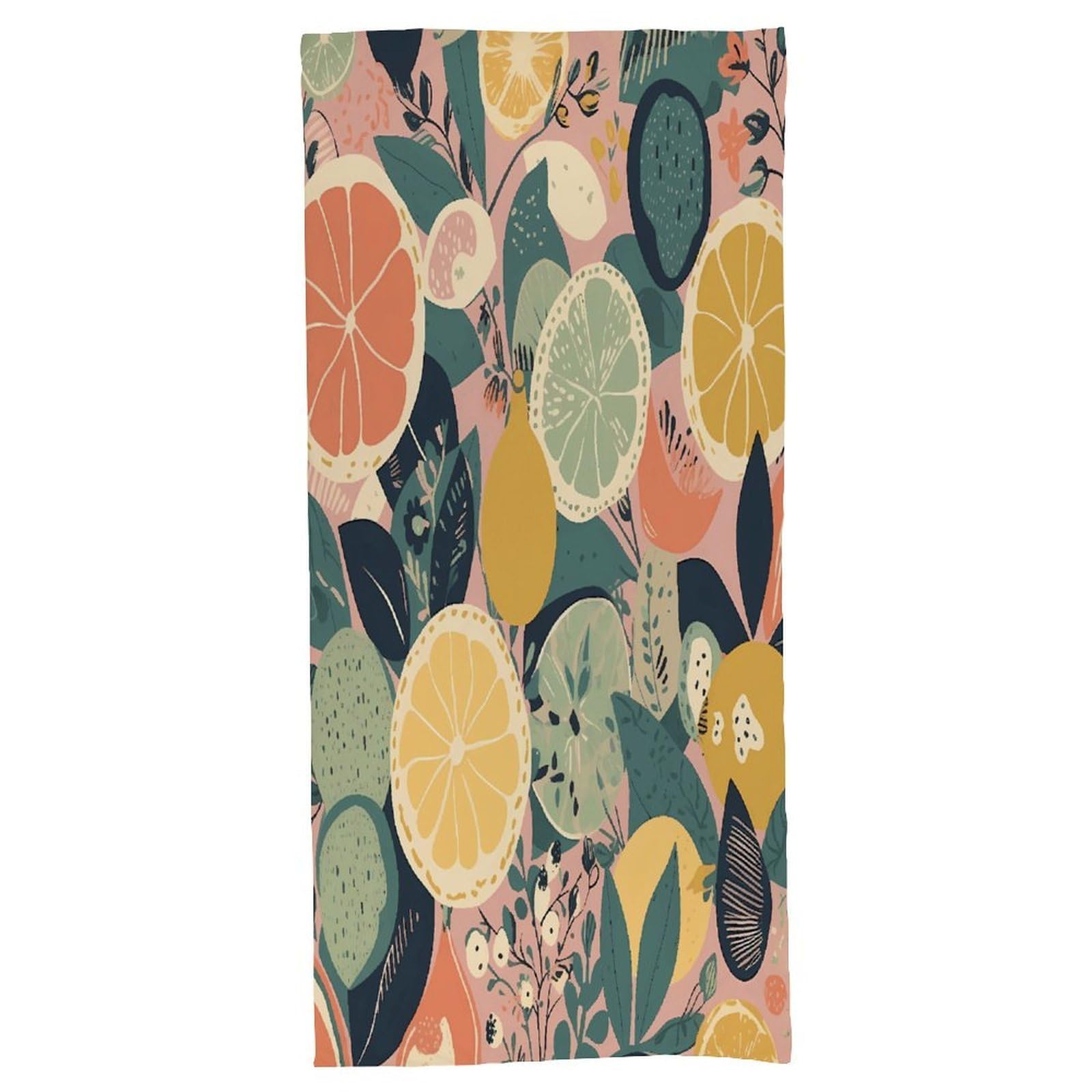 Fekiloot Men's Style Fruit Pattern Bath Towel Highly Absorbent,Beach Towels For Wo,Pool Towel Bathroom Essential For Beach,Gym,Travel, Camp