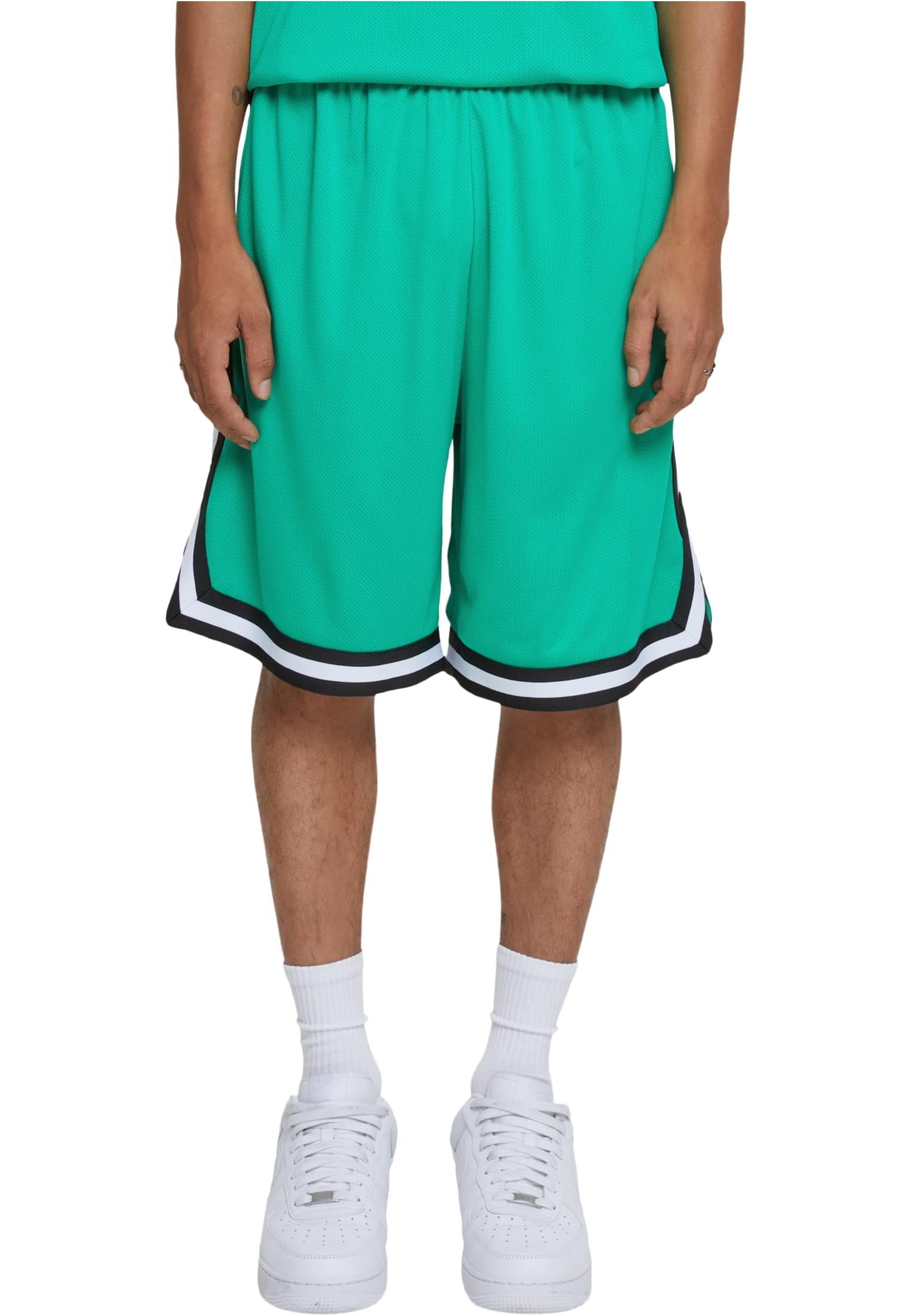 Urban Classics Men's Vert Striped Knit Shorts