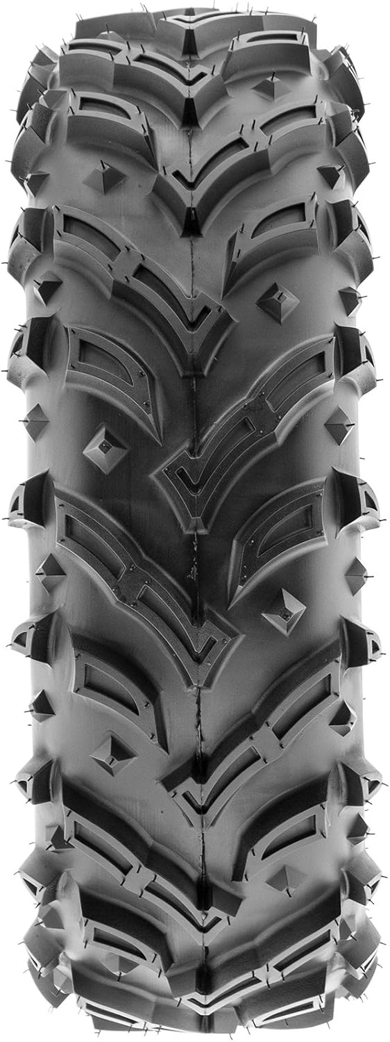 SunF A024 25x8-12 ATV UTV Mud/Trail Tire, 6-PR