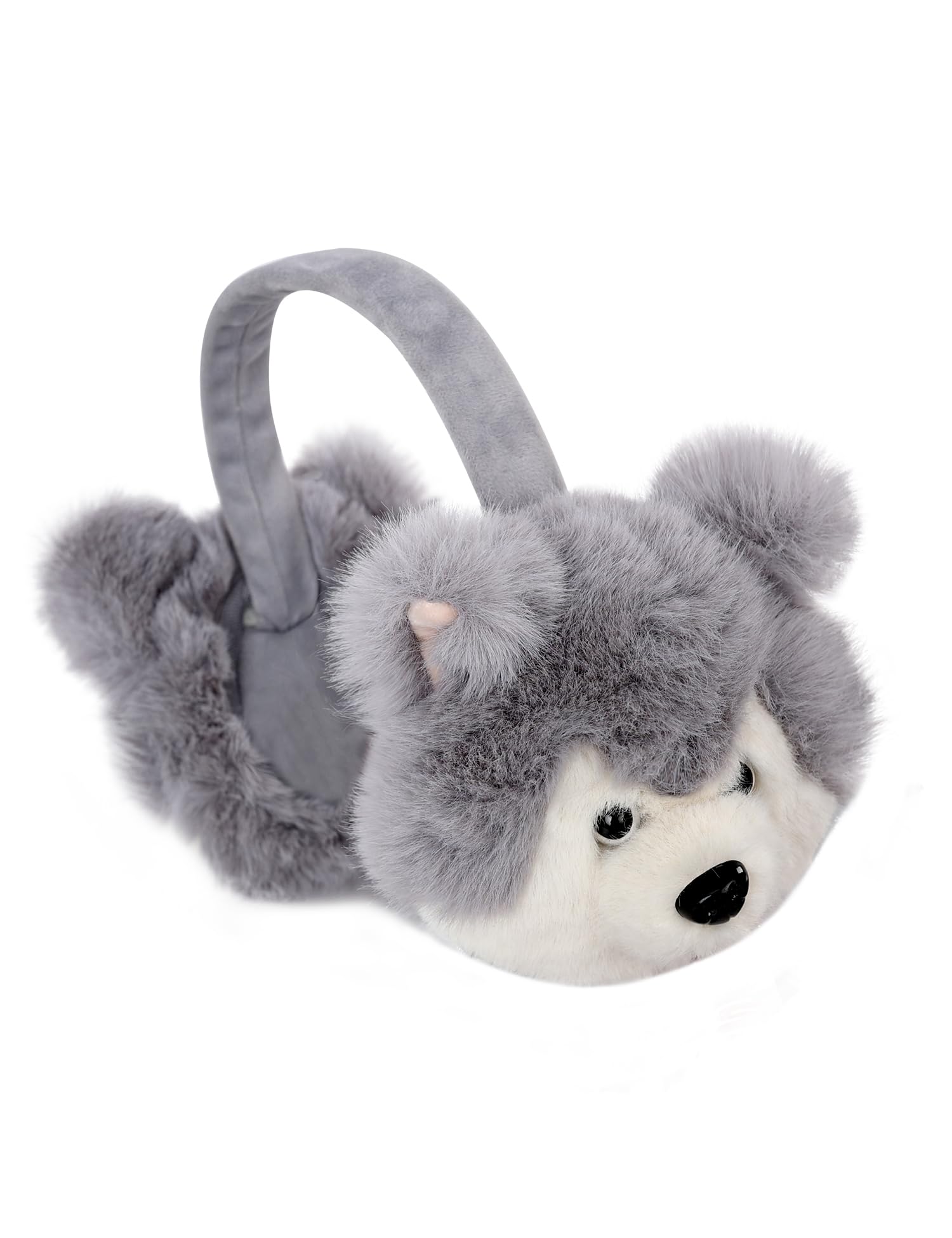 Surblue Winter Animal Ear Muffs for Kids Adult Warm Faux Fur Ear Cover