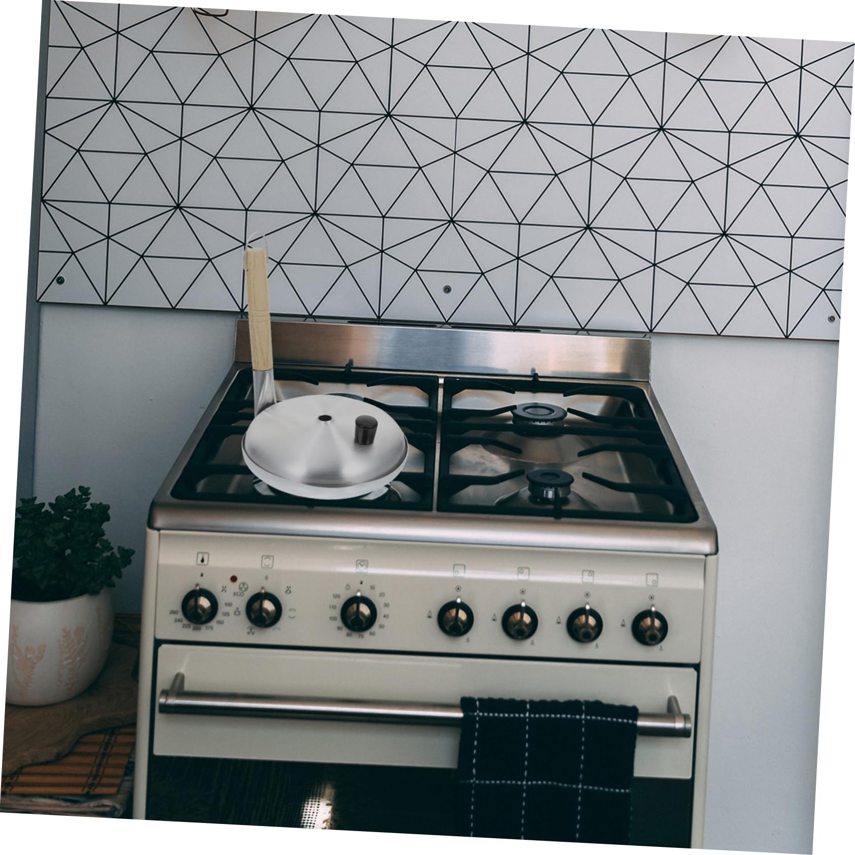 SOLUSTRE 1pc Non Stick Frying Pan with Lid Omelet Cooking Pan and Easy to Clean for Everyday Use for Cooking and Frying