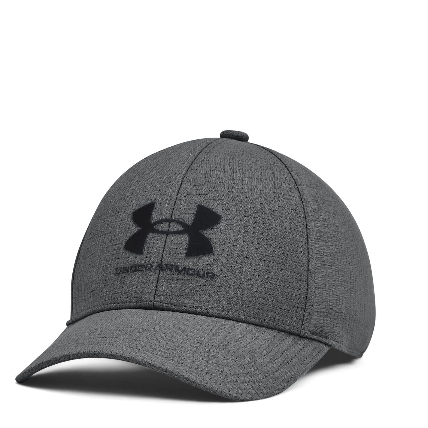 Under Armour Boy's Armourvent Adjustable Cap Hat, Pitch Gray Black (012), Small Youth Medium UK