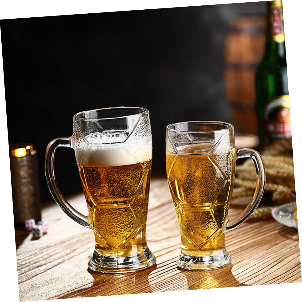 Alipis 3 Piezas De Jarra De Cerveza Transparente Taza De Cerveza Reutilizable Tazas De Agua Exquisita Taza De Cerveza Tazas Transparentes Accesorio De Bar Jarra De Cerveza Vaso De