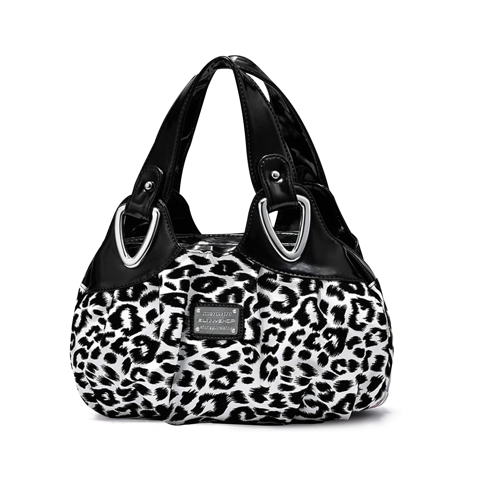 NICOLE & DORIS Bolsos de Mujer, Bolso Señora Tote PU Cuero Bolso Hombro de Flores Bolso Shopper