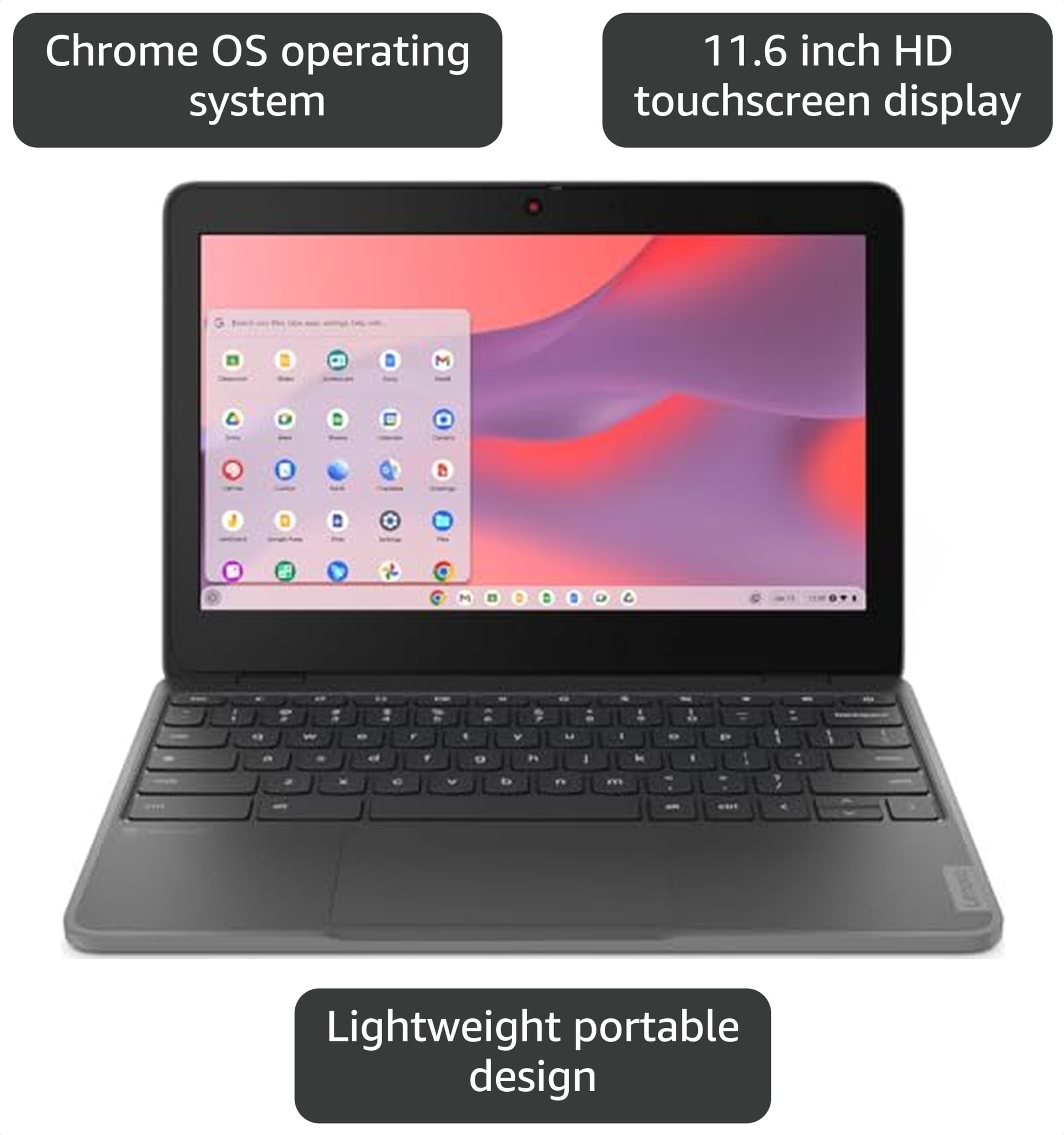 Lenovo 100e Chromebook Gen 4（11.6型） Amazon.com: Lenovo 100e Chromebook Gen 4 83G80000US 11.6
