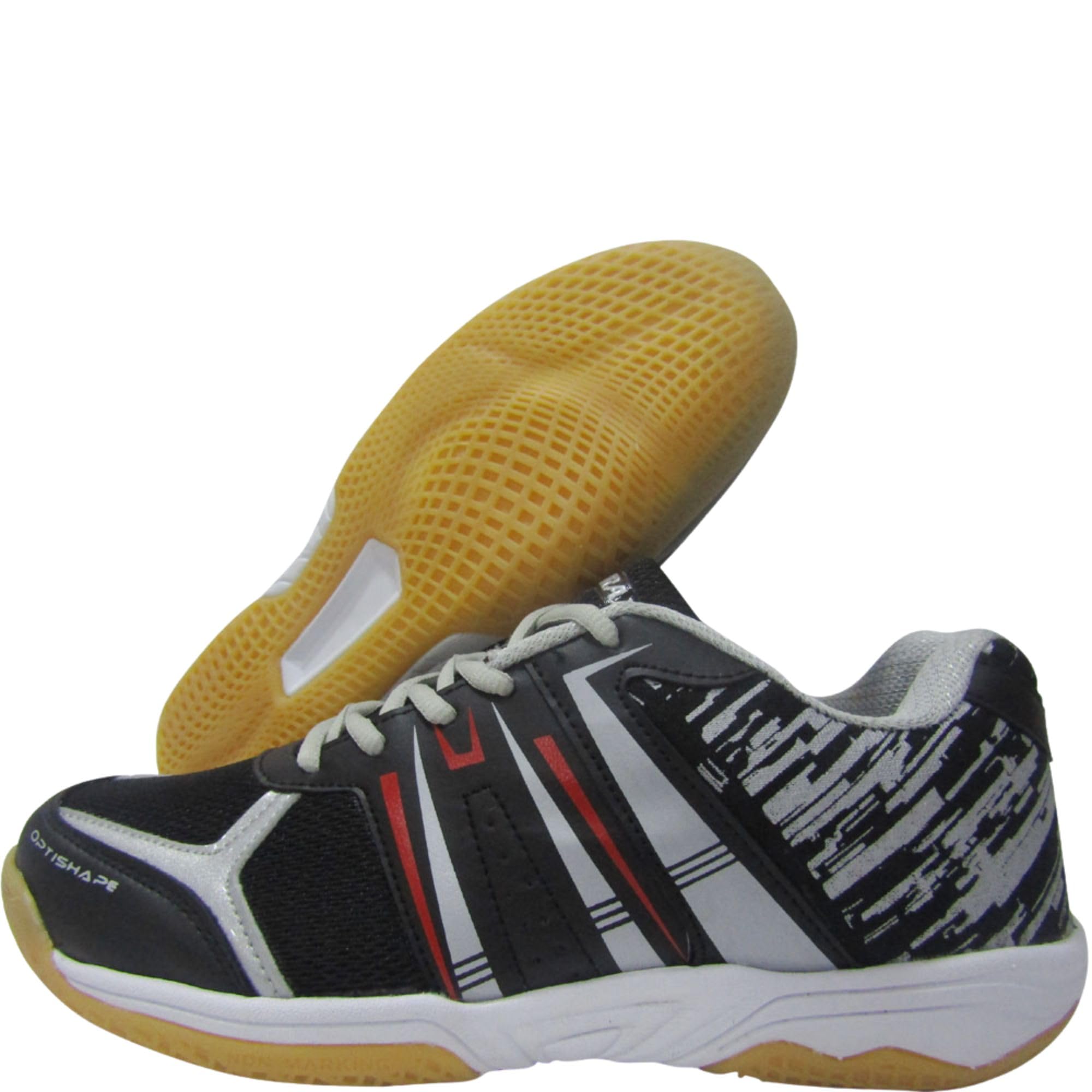 THRAX Court Power 999 Badminton Shoes Gray Black Color-image-48