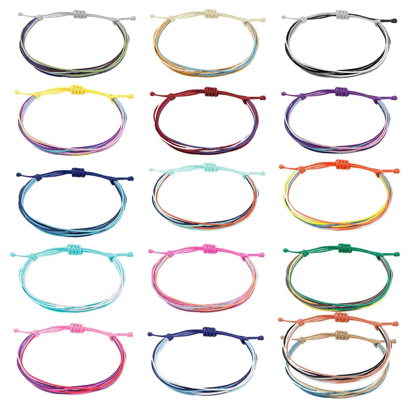 Long tiantian Friendship Bracelets String Bracelets Womens Ankle Bracelet for Women Adjustable Stocking Stuffers Christmas Gifts Jewelry Trendy Gifts