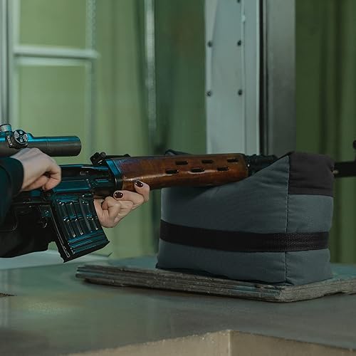 Miniatura 7 de Twod Outdoor Shooting Rest Bags Target Sports Shooting Bench Rest Front  Rear Support SandBag Stand Holders for Gun Rifle Shooting Hunting