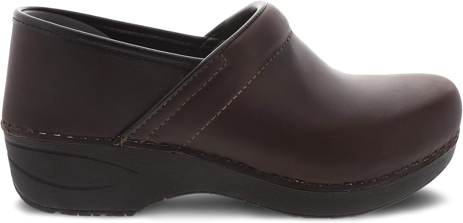 Dansko XP 2.0 Clogs for Women  Lightweight Slip-Resistant Footwear for Comfort and Support Ideal for Long Standing Professionals Food Service, Healthcare Professionals Brown Waterproof 6.5-7