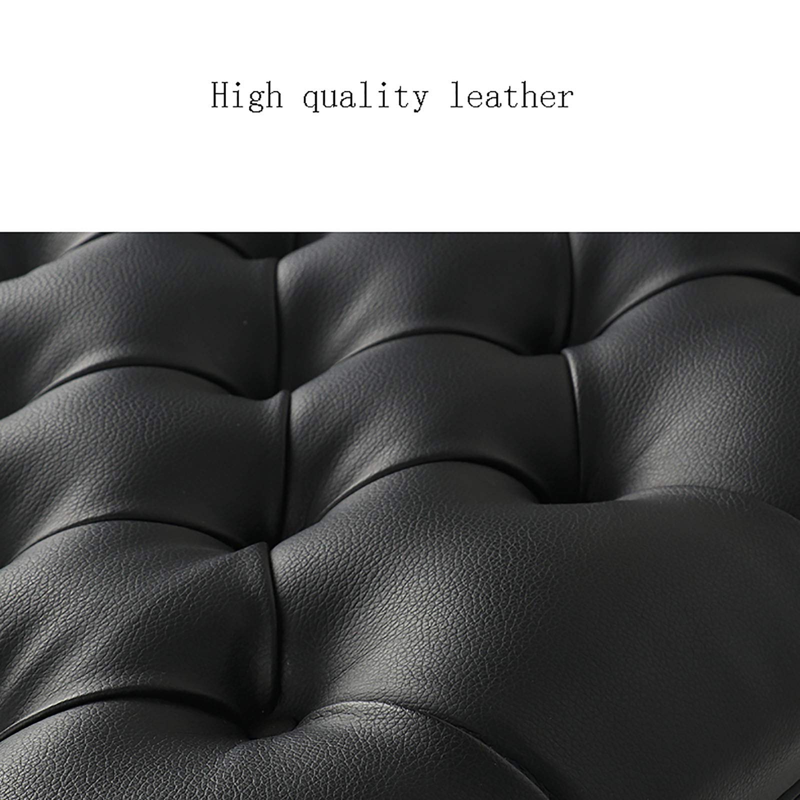 SDdPulse Taburete de piano ajustable en altura, banco de piano de madera, cuero suave, banco de teclado de madera semisólida, robusto y duradero, fácil de limpiar, negro