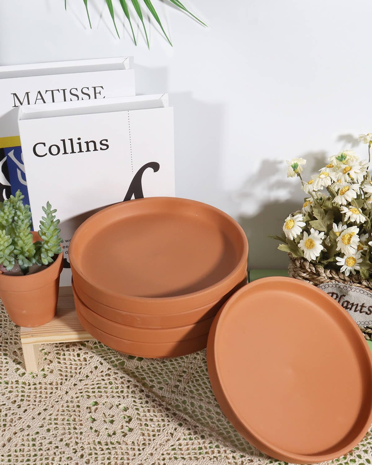 Excelsa set 6 sottobicchieri Gnomo dolomite 10,5 cm multicolore