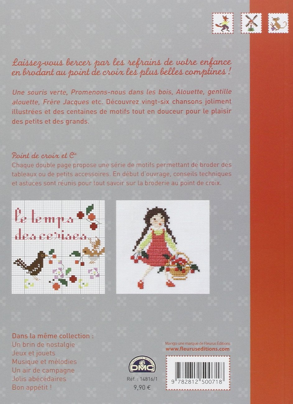 Amazon.co.jp: MANGO 「Comptines et chansons」 クロスステッチ作品