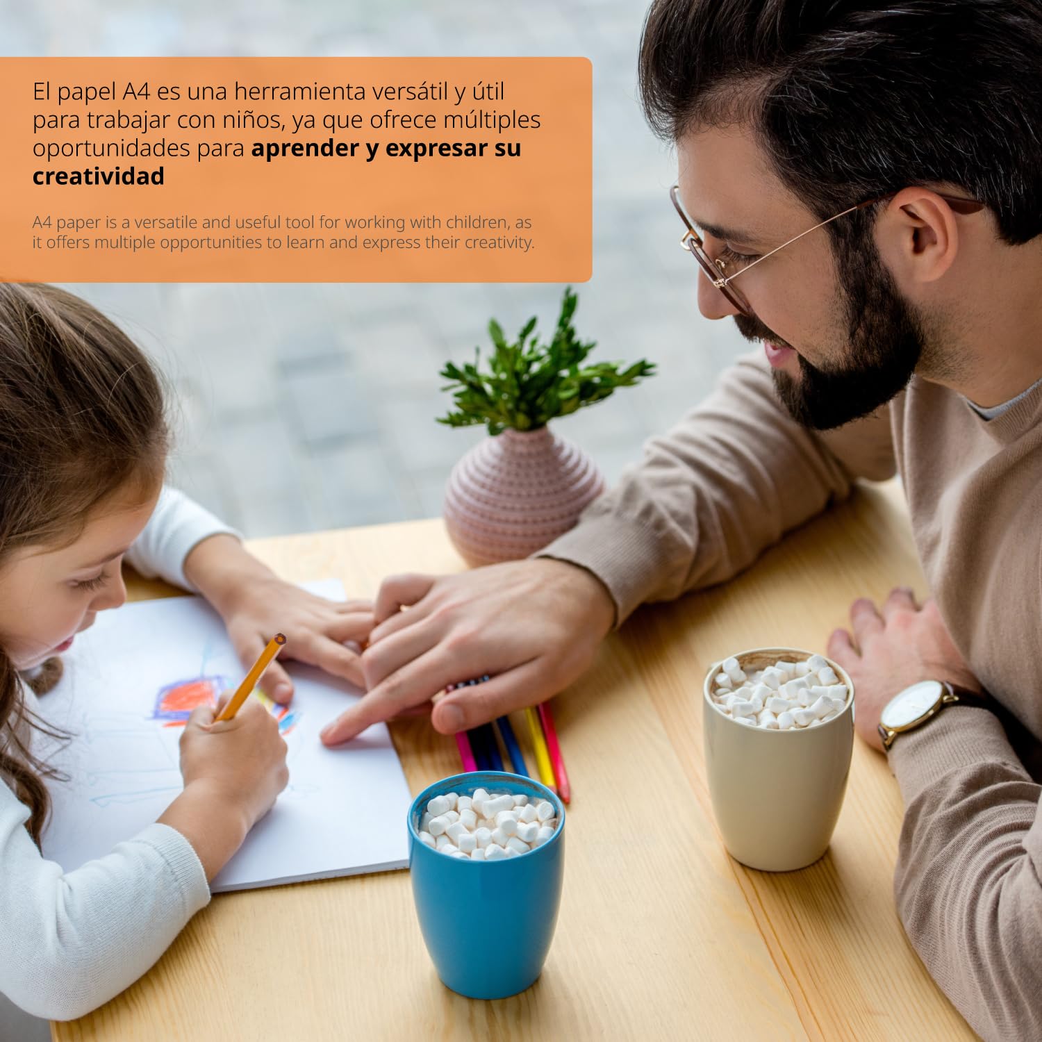 Image secondaire de Papier A4 120g - Paquet de 50 Feuilles Polyvalent pour Imprimante et Photocopieur