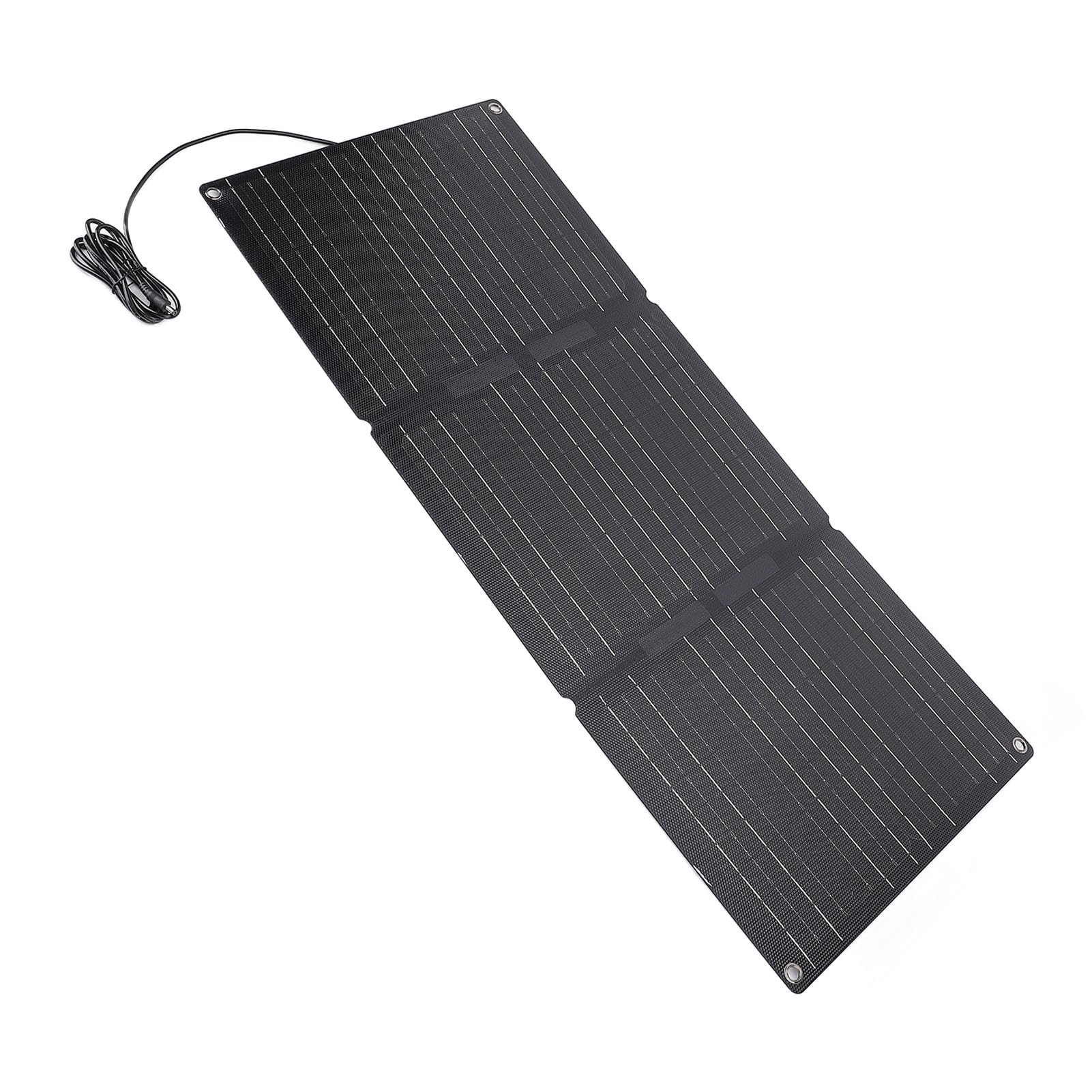 Składany Panel Słoneczny 100W, Wodoodporny Zestaw Solarny do Biwakowania,