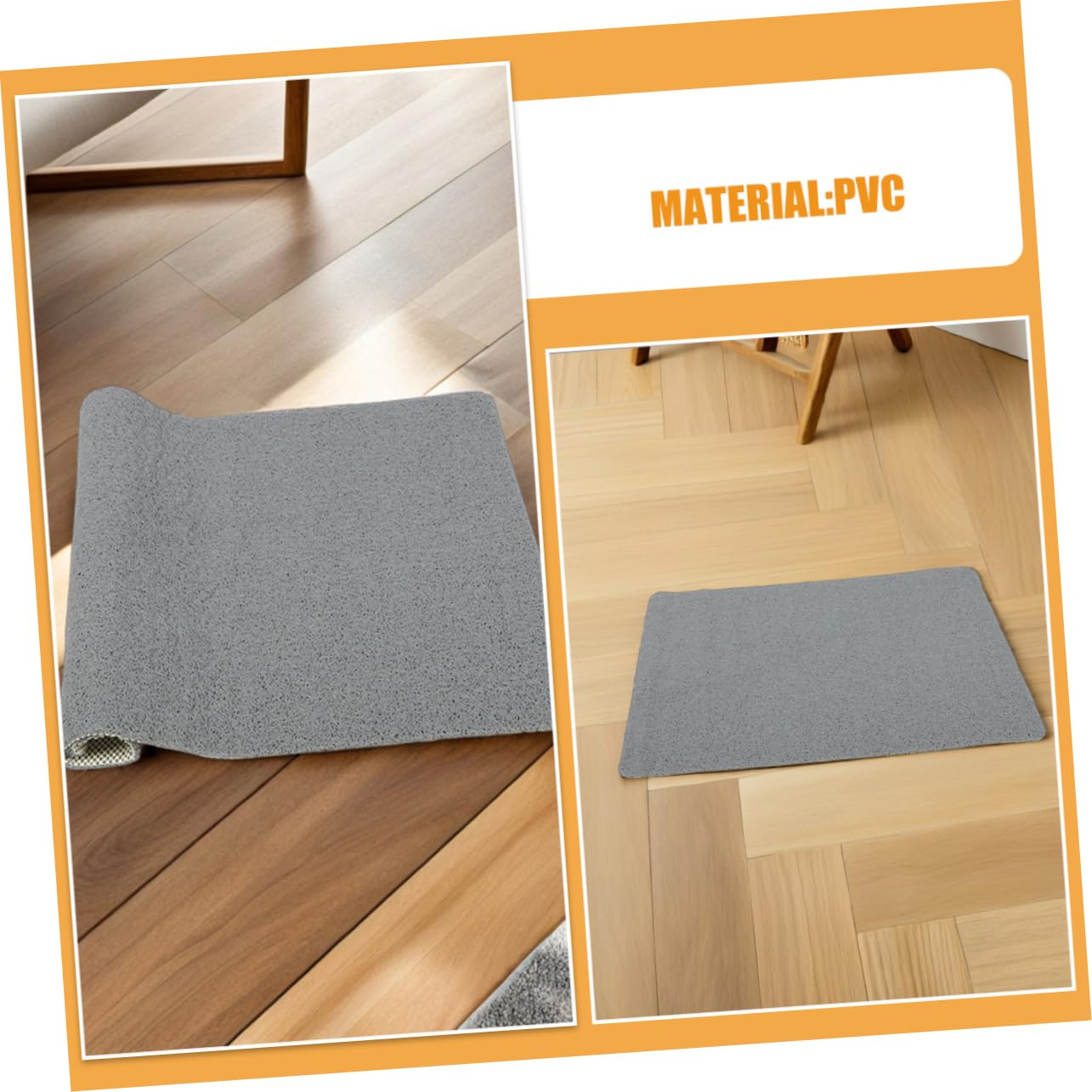 PRETYZOOM Alfombra de Baño Antideslizante para Ducha Secado Rápido de Natural para Bañera Inodoro para Baño Interior