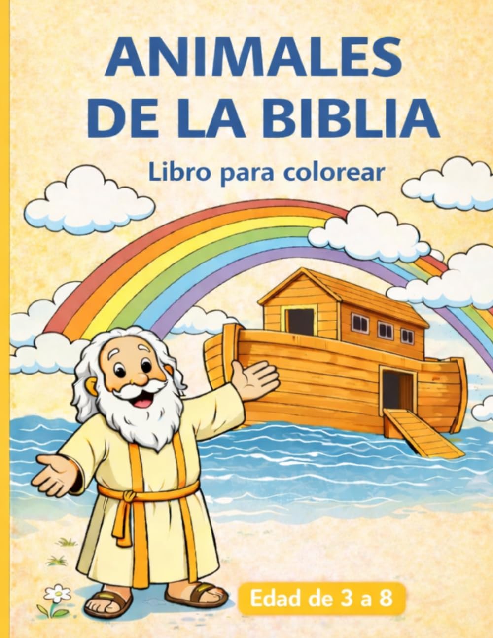 El Arca de Noé: Libro para colorear para niños