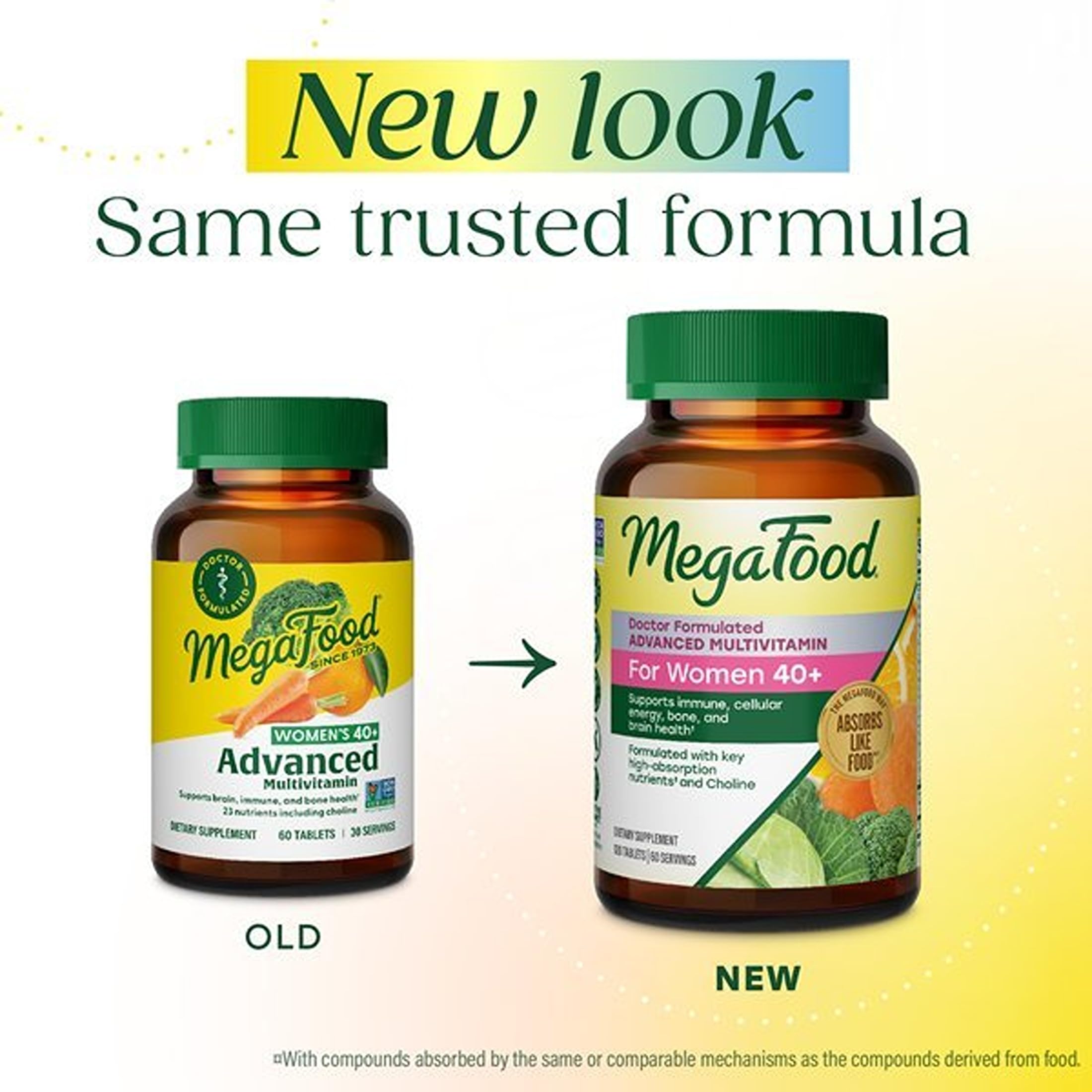 MegaFood Advanced Multivitamin for Women 40+ Doctor Formulated, 60 Tablets — Amazon image 2