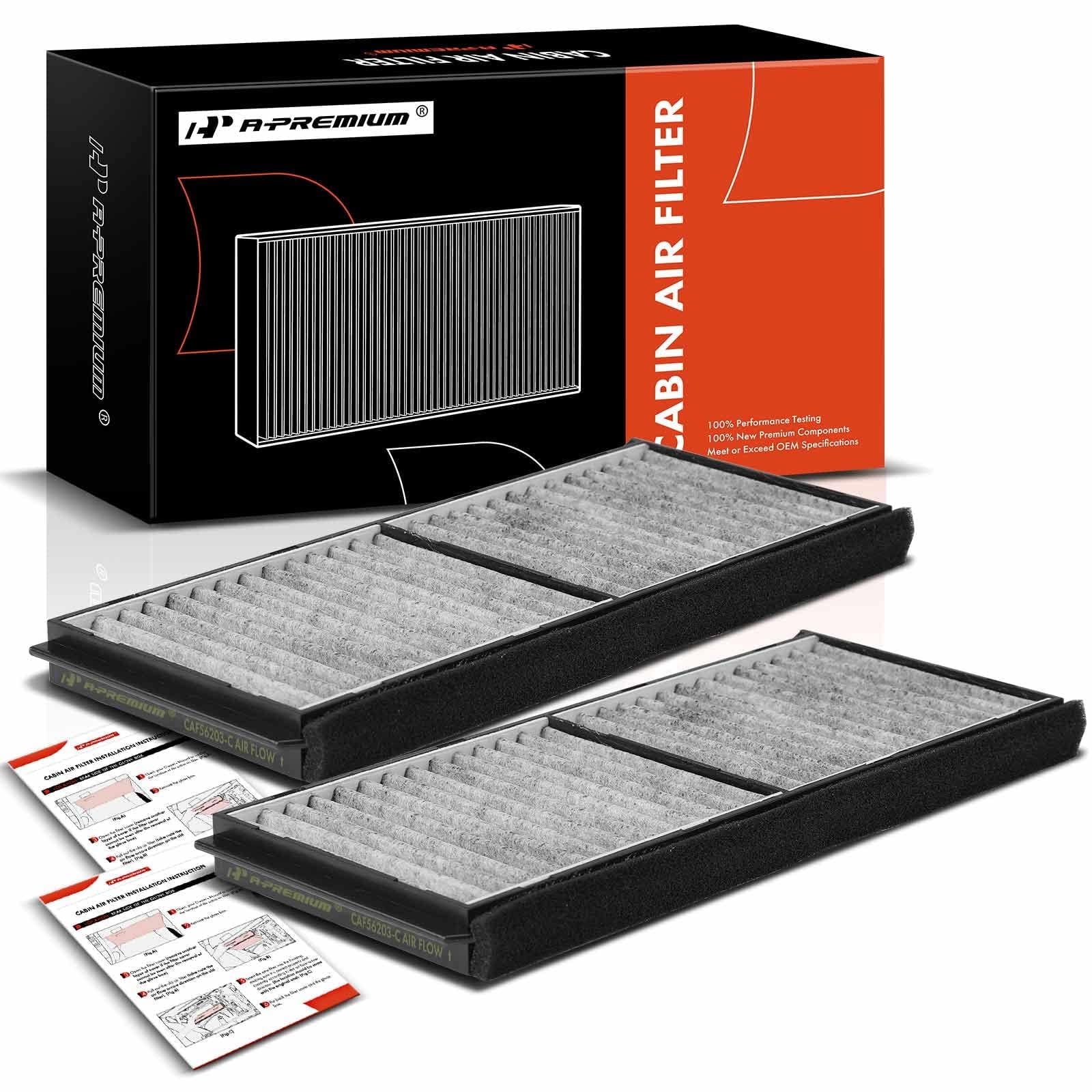 Amazon.com: A-Premium 2-PC Cabin Air Filter with Activated Carbon