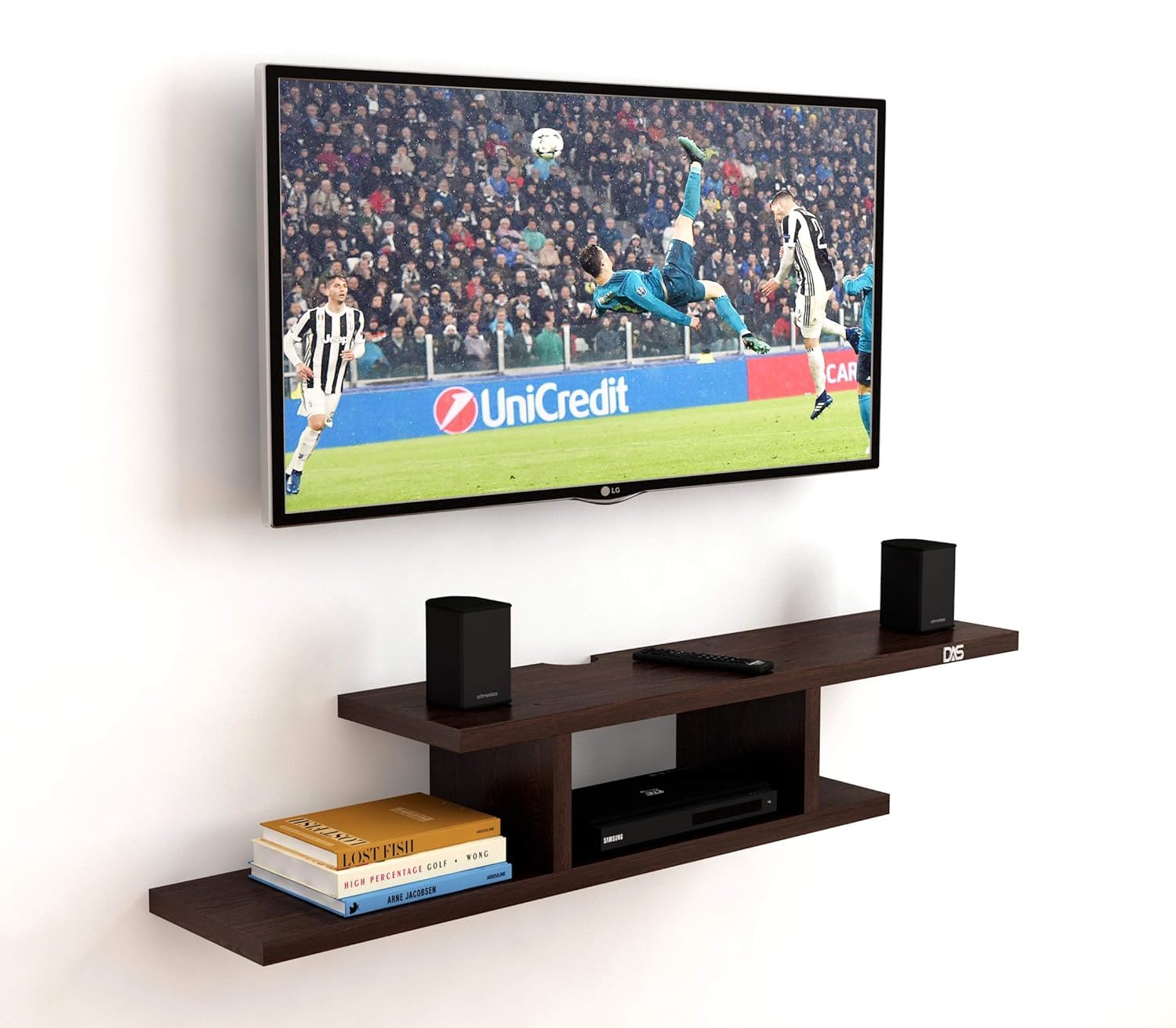 VOLDMART Floating Shelves for Wall Organization, Multipurpose Shelf for Storage and Decor, DIY Mounted Shelving Unit