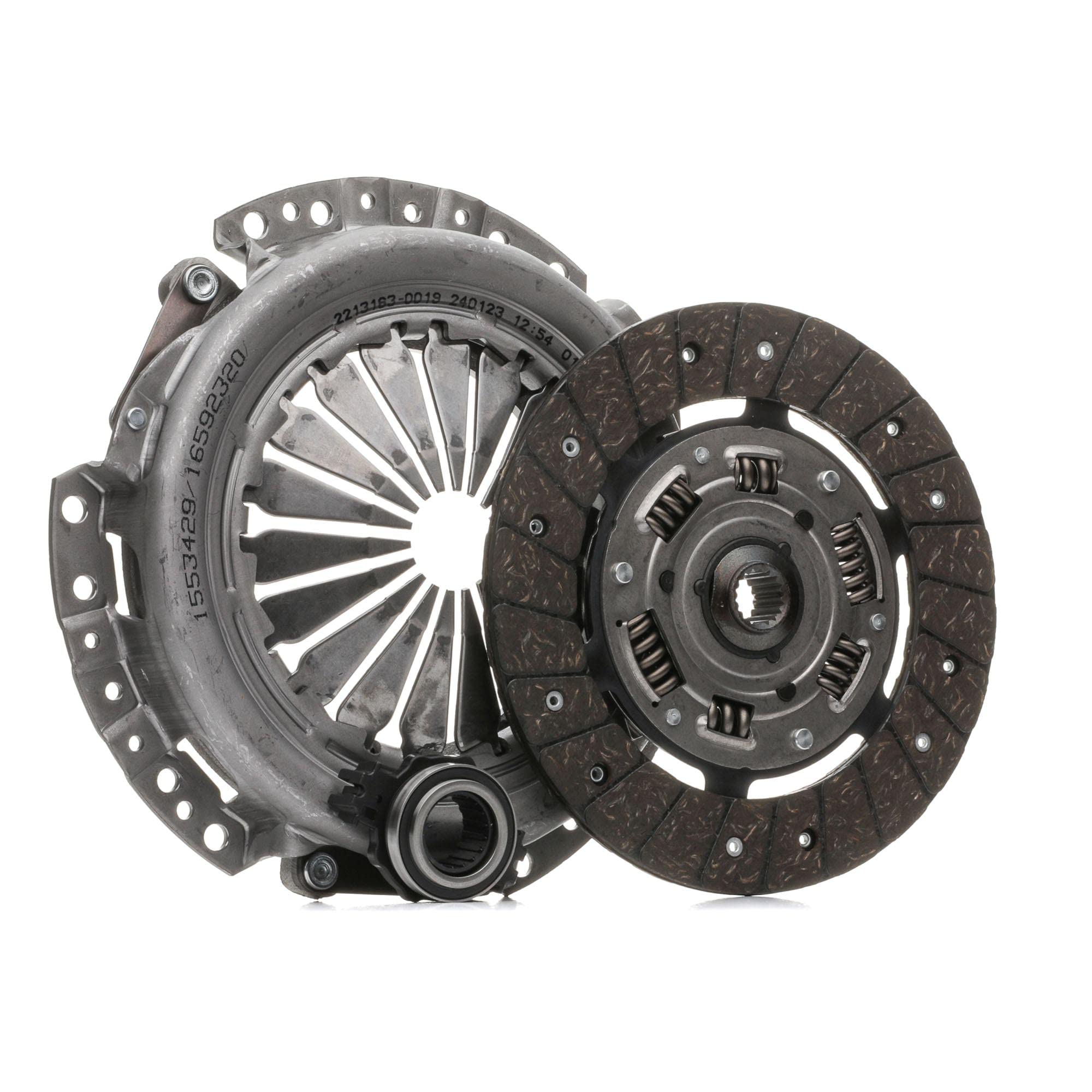 RIDEX 479C3413 Kit de embrague con cojinete de desembrague con plato de embrague Compatible con CITROËN BX XB-