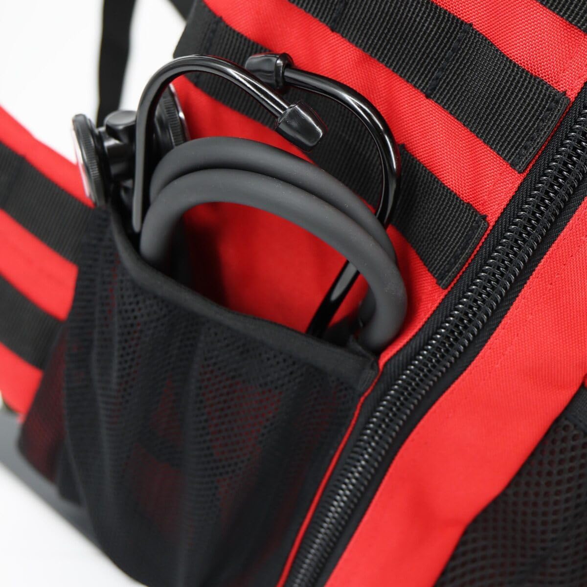 Lightning X Stocked Modular Trauma & Bleeding First Aid Responder Medical Backpack + Kit (Red)