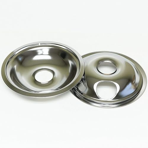 Miniatura 3 de CP1 - Juego de cuencos cromados de 26 pulgadas y 28 pulgadas para estufa de cocina