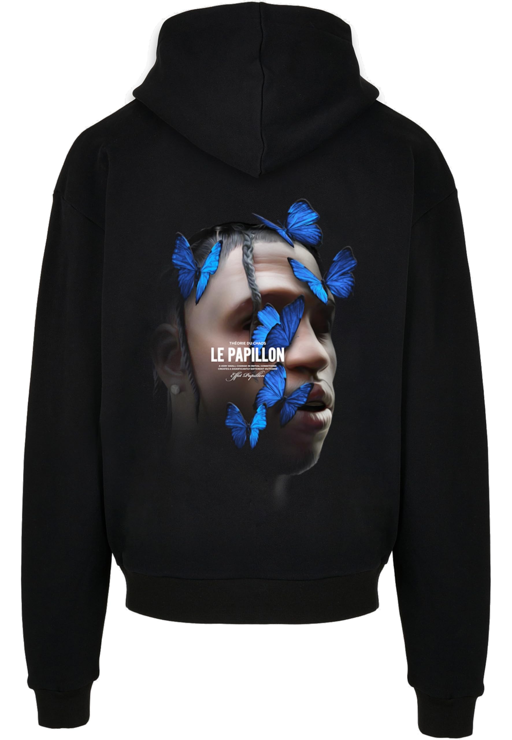 Mister Tee Le Papillon Heavy Oversize Hoody Felpa con Cappuccio Uomo (Pacco da 1)