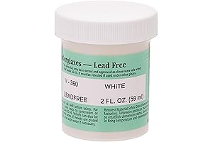 Amaco Velvet Underglaze, 2 oz Jar, White: Enhance Your Ceramic Creations with Vibrant Hues