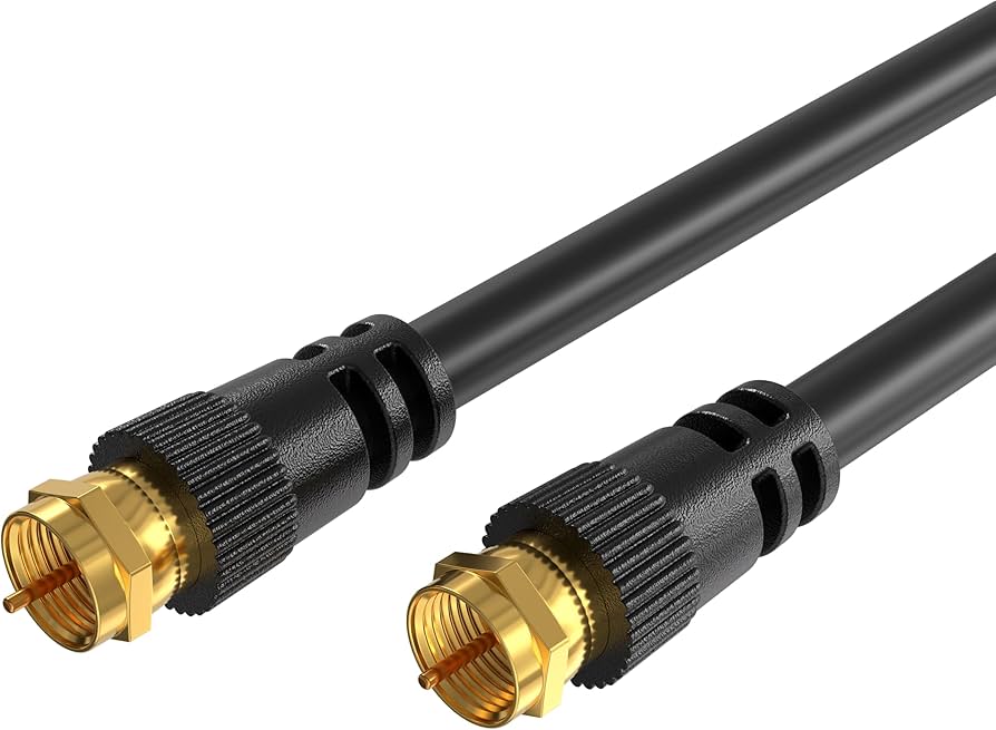 ケーブル　RG6 Cable 100ft Amazon.com: Cables Direct Online Coaxial Cable 100FT Black Coax