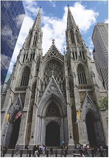St. Patrick's Cathedral, New York City, Church, 2 inch x 3 inch Refrigerator Fridge Magnet, Travel Gift
