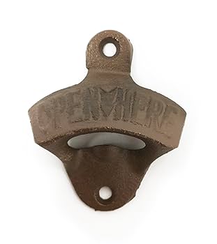 栓抜き Amazon | TOOPONE 壁掛け式赤真鍮栓抜き 鋳鉄製 ヴィンテージ