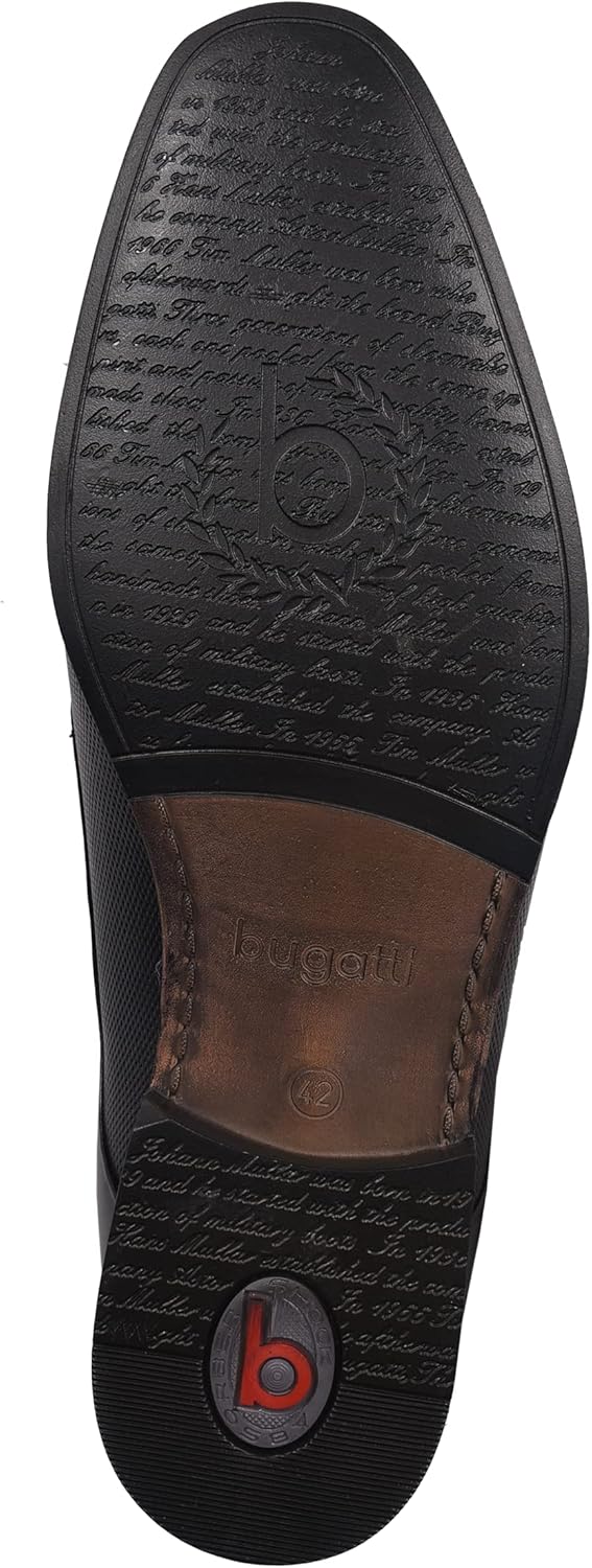 bugatti 311666061000, Scarpe Stringate Derby Uomo 46 EU Nero - Immagine 4