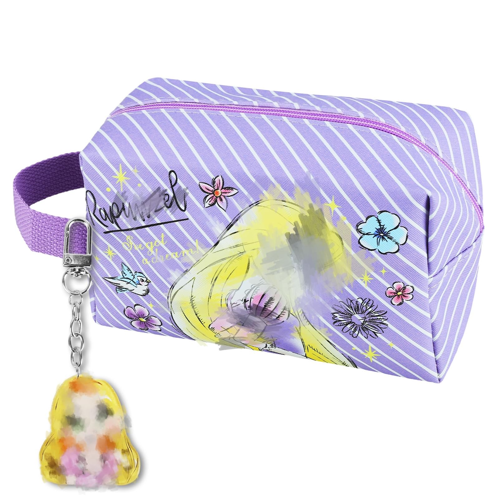 Cartoon Kosmetiktasche, Kulturtasche Damen Mini Kosmetiktasche Reise Tasche Kosmetiktasche Reise Kosmetiktasche Mädchen mit Dem Gleichen Schlüsselbund Travel Essentials Kindergeschenke